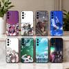 Чехол для телефона Anime G-GIRLS B-BAND C-CRY для Samsung Galaxy A73, A72, A71, A70, A53, A52, A51, Другие Мягкий Черный Корпус