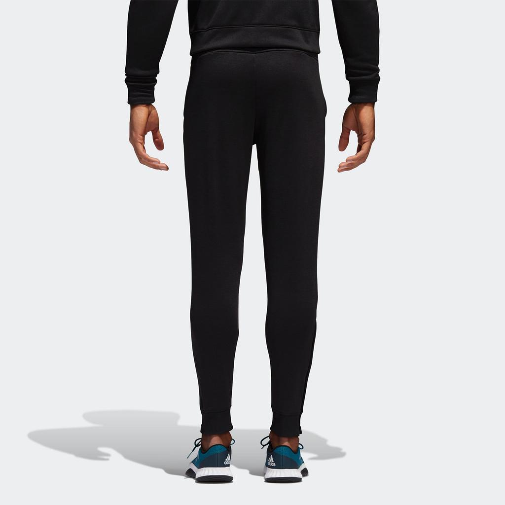 adidas Повседневные Удобные Модные Мягкие Приятные к Коже Вязаные Спортивные Штаны Мужские Брюки Черные BQ8802