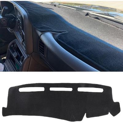 Накладка на приборную панель Коврик на приборную панель Совместим с 1999-2006 GMC Sierra Silverado, Для GMC Yukon XL/Suburban Tahoe Avalanche 2000-2006, Черный