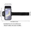 HAISSKY Elastic Running Sport Armbands For iPhone 17 16 15 14 13 12 Pro Max 15 Plus Ultra-thin Phone Arm Bag For Samsung S25 6