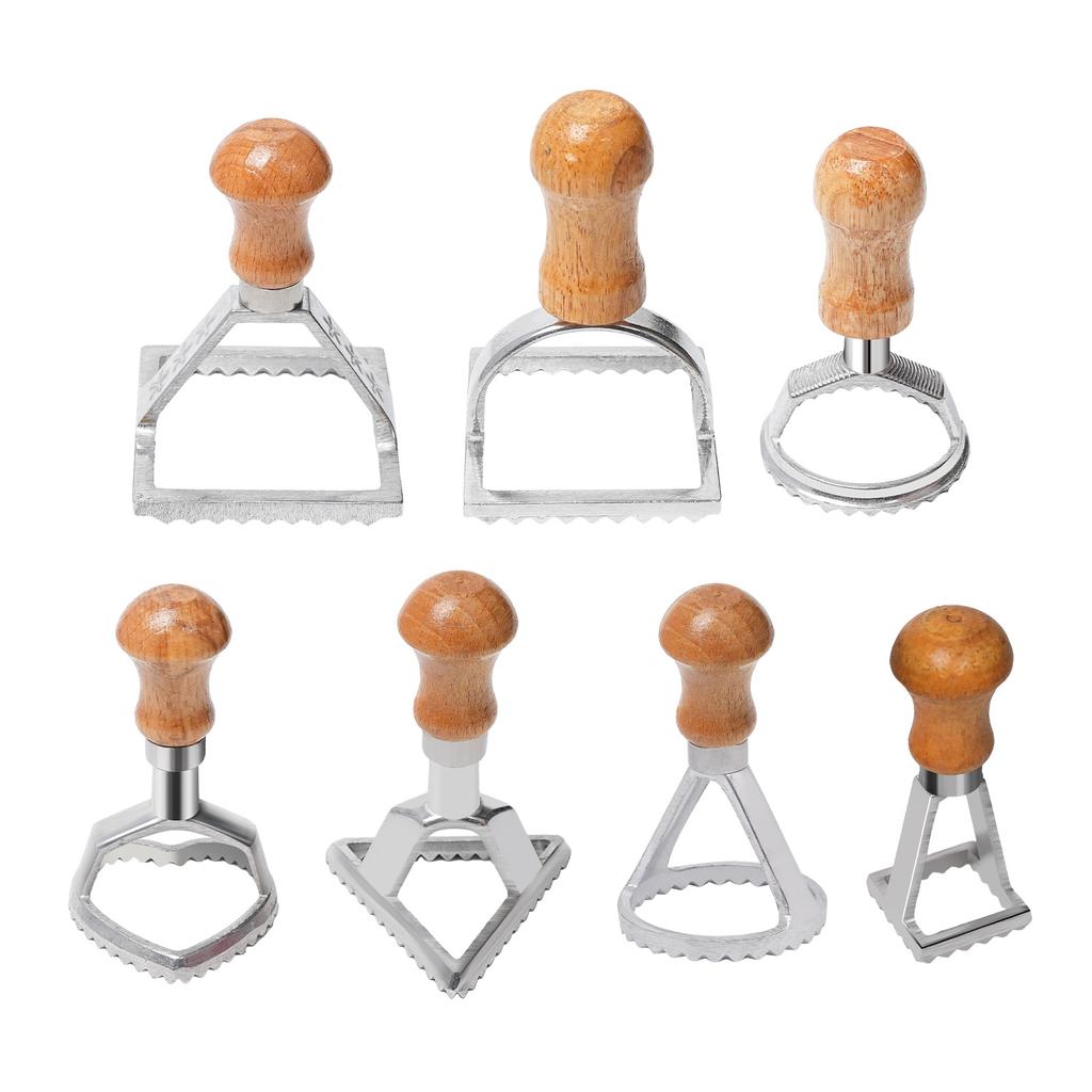 Cutter Pastry Press Mold Dumpling Lace Embossing Device Ravioli Maker Mold Ravioli Stamp Cookie Mold Kitchen Baking Tool