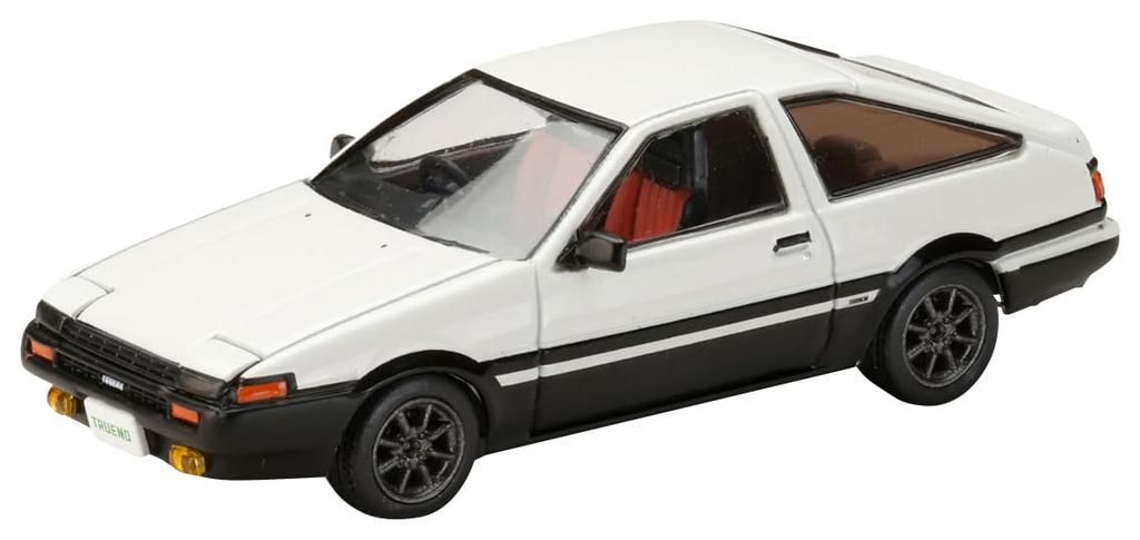 Toyota Sprinter Trune JDM Кастомная Версия 1/64 (АЕ86) GT-APEX Белый/Черный