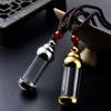 Glass Perfume Jars Cremation Pet Openable Glass Wishing Bottle Memorial Ash Bottle Vial Necklace