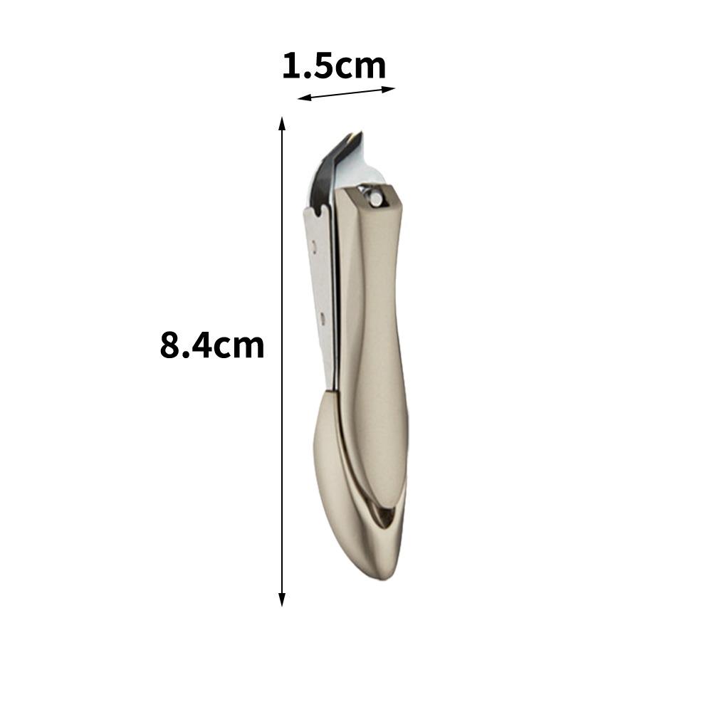 Stainless Steel Nail Clipper Anti Splash Manicure Nail Tool New Nail Nipper Cutter Home Manicure