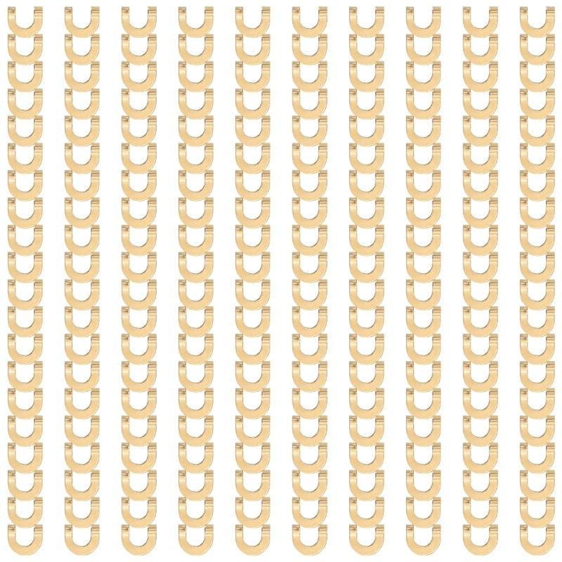 200Pcs Spinner Clevis Link Easy Spin Fishing Clevis Fishing Spoons Spinnerbait Part Inline Spinner Making