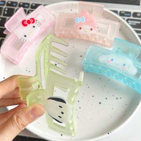 Minha Store Sanrio Character Hair Clip Pin, Kitty, 1 Piece, a Popular Character In Korea