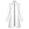 Fashion Halloween Men Steampunk Winter Warm Long Sleeve Vintage Gothic Tailcoat Jacket Overcoat Buttons Trench Coat Outwear