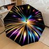 1PC Lightburst Colorful Umbrella-8-Rib Reinforced, Automatic Open, Lightweight & Durable, Cute Fashion Accessory for Outdoor, Beach or Casual Use, Bea