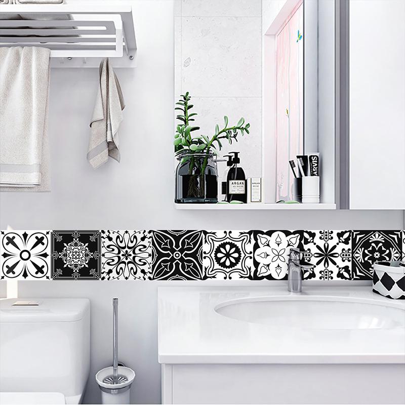 Ретро кухонные столы наклейка плитка узор напольная наклейка матовая поверхность плитка наклейка водонепроницаемая