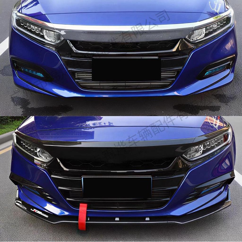 Передний сплиттер-спойлер губы бампера для Honda Accord Sedan 2017-2022