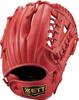 Бейсбольная перчатка для мальчиков ZETT Grand Hero для броска левой руки, красная BJGB76450 (Перчатка) Всесторонний (6400)