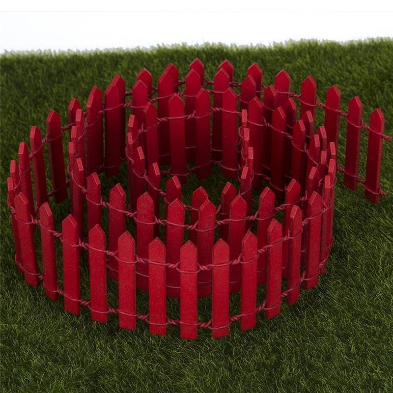 Маленький деревянный заборчик для кукольного домика своими руками, миниатюрный сказочный сад, микро-горшок для растений, украшение для газона бонсай, MIT