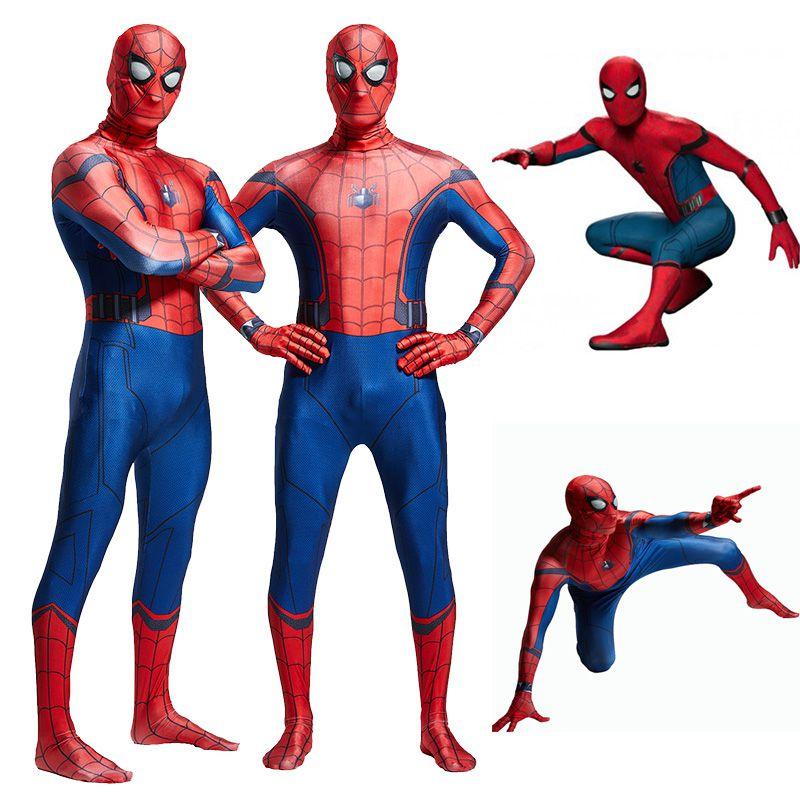 Человек-паук Возвращение домой Полный костюм Боди С Изысканным Исполнением И Дышащим Дизайном