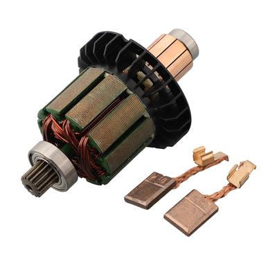 6193809 Якорь с 6195835 Комплектом угольных щеток CB440 для дрели DDF482 DHP482