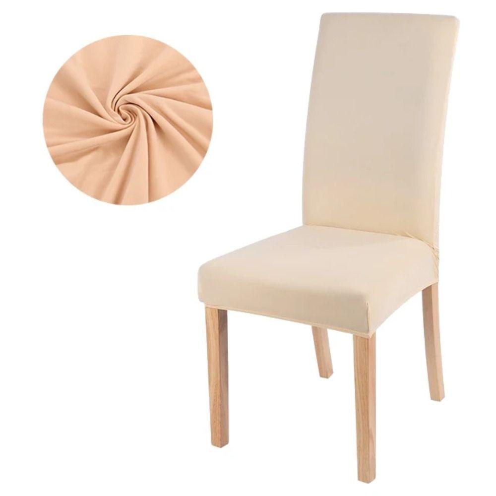 Elastic Chair Cover Waterproof Chair Slipcover Protector Anti-dirty Seat Cover Dining Room Kitchen