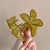 Модная заколка для волос в виде цветка для женщин, гавайская акриловая большая заколка для волос в виде крабовой заколки кофейного цвета в виде акулы, головной убор, аксессуары для волос