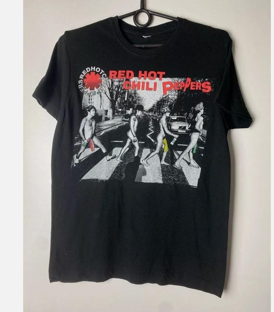 Red Hot Chili Peppers Черная хлопковая футболка с коротким рукавом Унисекс S-5XL Унисекс футболка