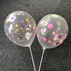 10pcs 12 Inch Clear Transparent Latex Polka Dots Balloons Wedding Birthday Balloons Decoration
