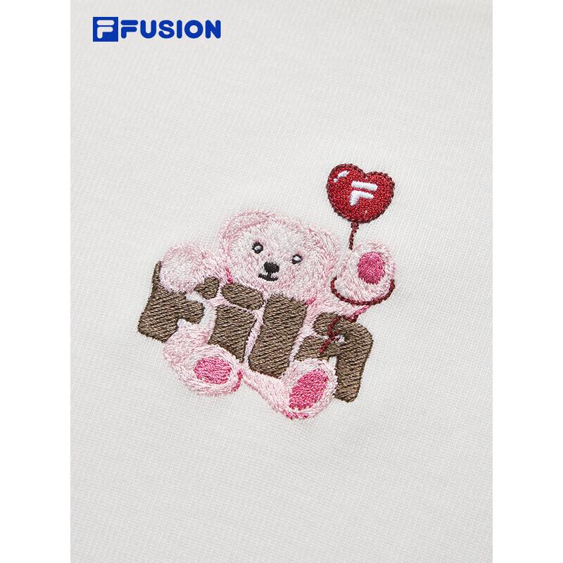Fila FUSION Женская приталенная вязаная футболка с коротким рукавом
