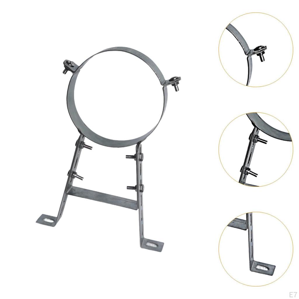 Держатель кронштейна для трубы дымохода, расстояние от стены 30 см, вешалка для печи, каминное оборудование