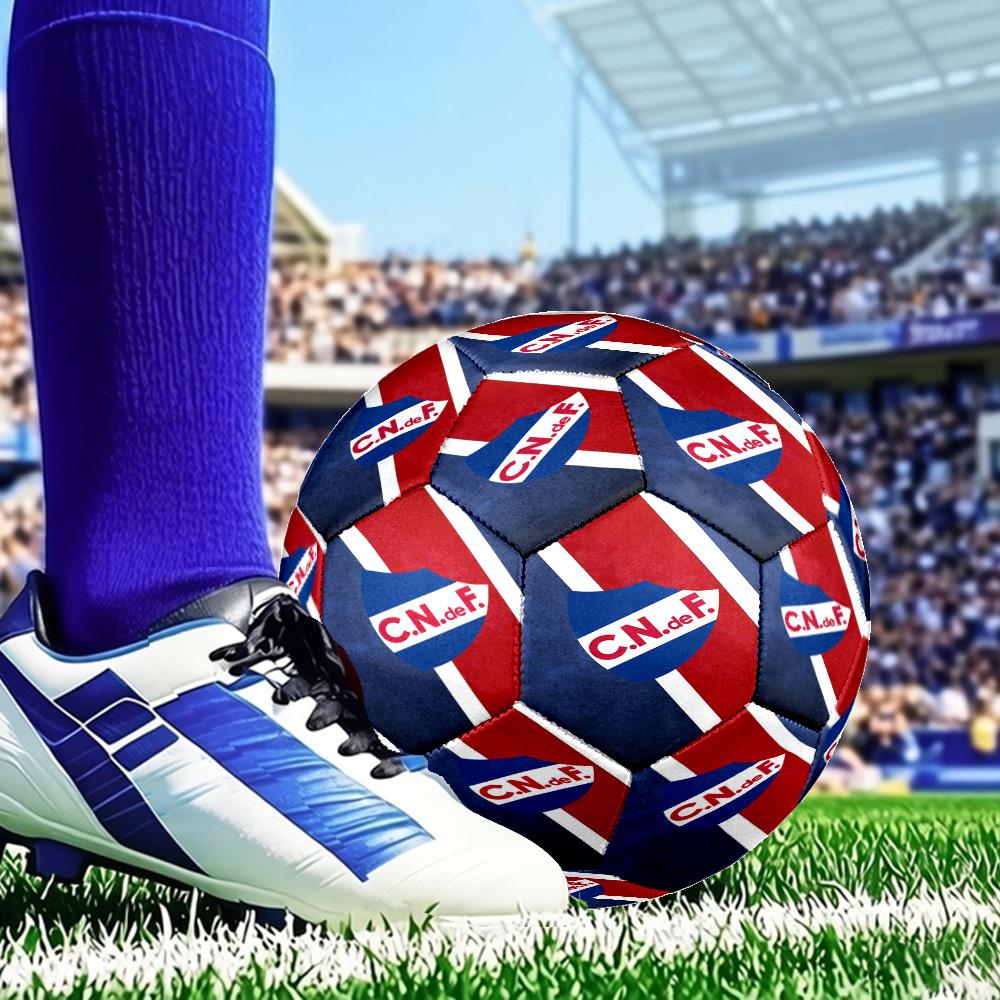 Montevideo Crest Design Size 5 Soccer Balls, Anti-Slip, Protective Football, Outdoor Sport, Practice Games, Birthdays Gift Suitable for fan