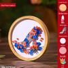 Mother's Day DIY Dried Flower Coaster Embossing Kit for Parent-Child Crafting