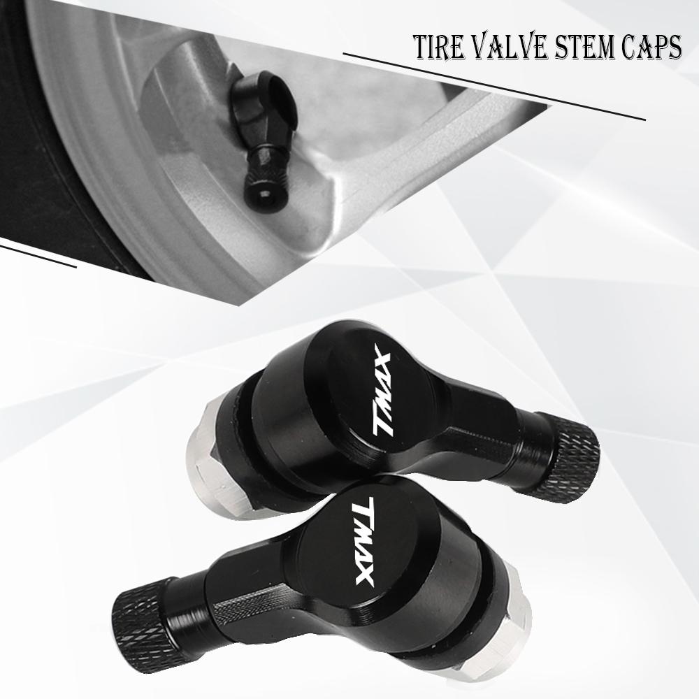For Yamaha T MAX T-MAX TMAX 500 560 530 Motorcycle 90 Degree Wheel Tire Valve Stem Caps Airtight Covers TMAX560 TMAX530
