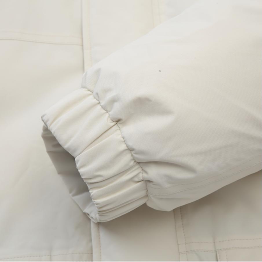 New MLB Down Jackets Unisex Cream 3ADJEC526-50CRS