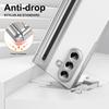Чехол из кожи с покрытием PC Hinge Protect для Samsung Galaxy Z Fold 8Ultra 7 6 5 4 3, противоударный чехол со слотом для стилуса и защитной пленкой из закаленного стекла