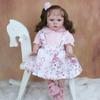 BZDOLL, 60 см, мягкая силиконовая кукла Reborn с 3D-краской для малышей, игрушка для девочек, как настоящая, 24 дюйма, длинные волосы, принцесса Тайра Бебе Бонека
