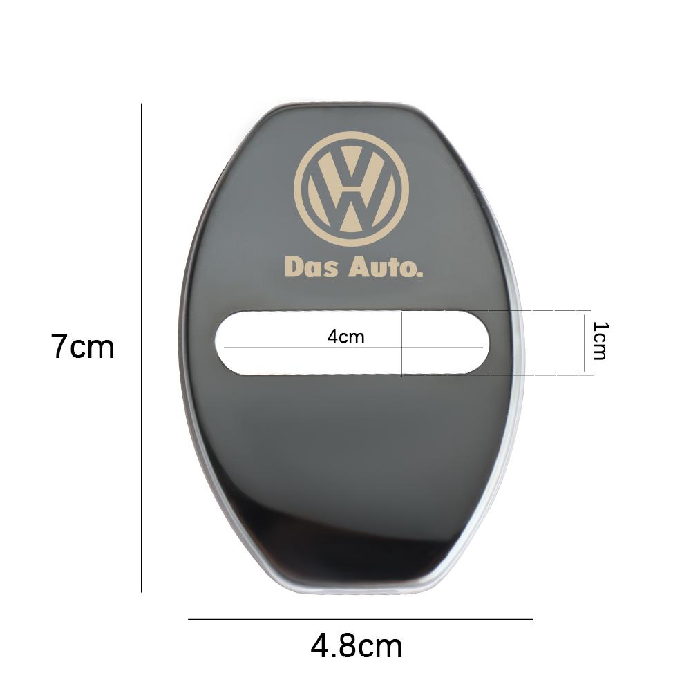 Car Door Lock Protective Cover Stickers For Volkswagen VW Scirocco Beetle Touareg Tiguan CC T-ROC Golf 4 5 6 7 T4 Sharan Passat