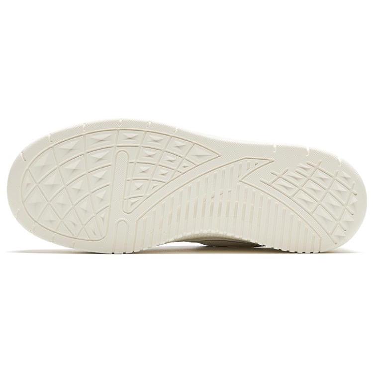 New Anta Gentle Breeze Durable Breathable Low Top Skateboard Shoes Women's Ecru 922418065-4