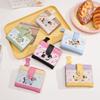 Ultra Thin Embroidery Sausage Dog Wallet Purse Coin Pouch Simple Card Bag  Card Storage Bag