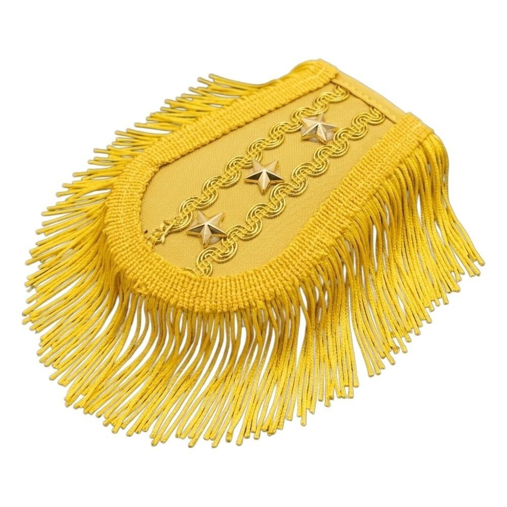 Classic Shoulder Board Dynamic Visual Effects Shoulder Mark Stars Tassel Epaulettes Honour Guard