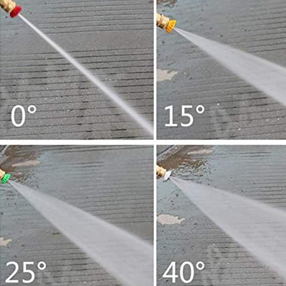 1X 30°/90°/U-образное удлинительное сопло для мойки высокого давления, пистолет-распылитель 5000 PSI, удлинитель для мойки высокого давления, 1/4" быстроразъемное соединение