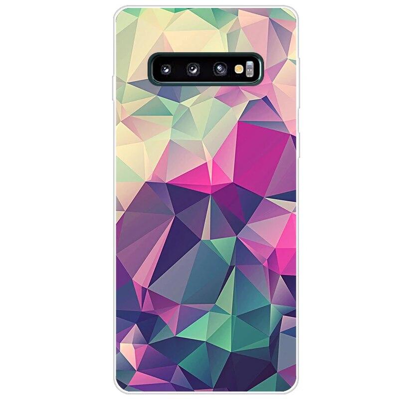 Новейший чехол из ТПУ с принтом для Samsung Galaxy S10 S10 + чехол для телефона Samsung S10 Plus S10e, задняя крышка, бампер Fundas Coque