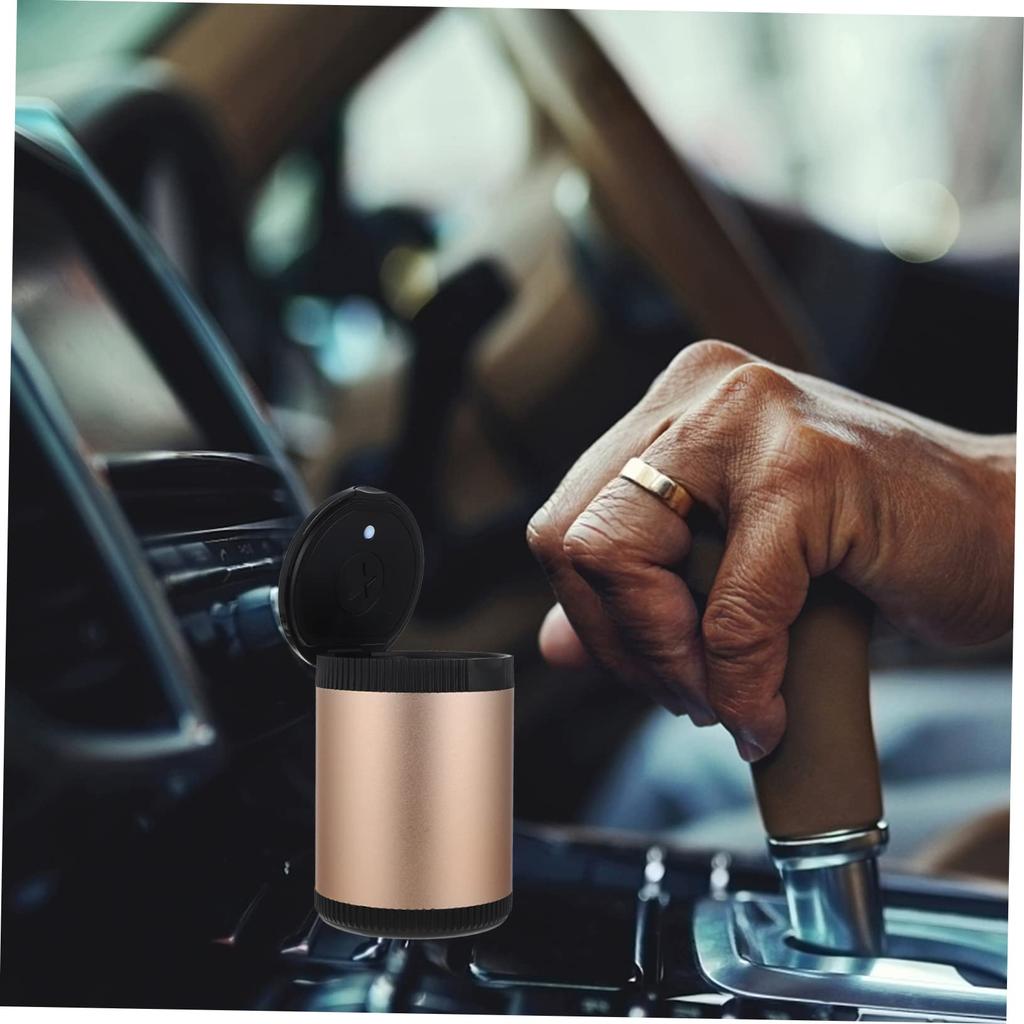 Автомобильная пепельница Gatuida украшение автомобиля контейнер для пепла в машине пепельница с светодиодной подсветкой автомобиля