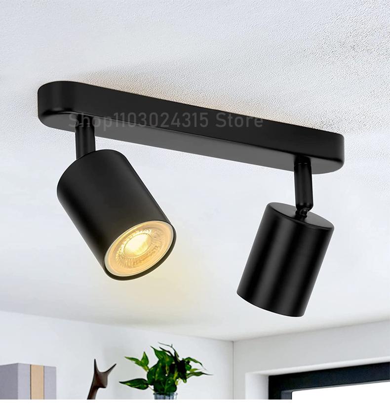 Xiaomi Dimmable Led GU10 Spotlight Clothing Store Background Wall Spotlight 7w 12W Trail Light Surface Mounted Ceiling Spotlight AC 220
