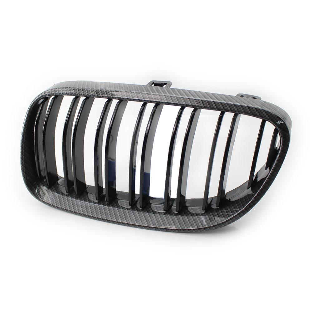 Front Grille Kidney Grill For BMW E92 E93 320I 328i 335i 2 Doors 2010 2011 2012 Car Styling Gloss Black Dual Line