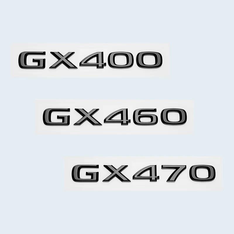 Glossy Black 3D ABS Letter Number Emblem for Lexus GX400 GX460 GX470 Car Rear Trunk Logo Badge Sticker Accessories ACN1