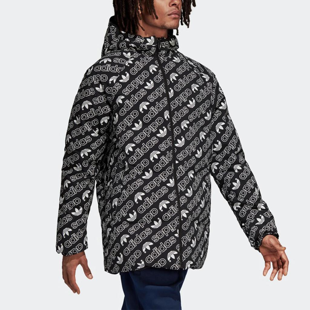 Adidas Originals Down Jacket Men's Black White (Unisex) Down Jackets DP8561