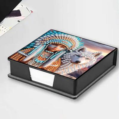 ПВХ DIY Шкатулка для заметок Алмазное искусство с 160 листами Шкатулка-блокнот Алмазное искусство для дома, офиса и школы