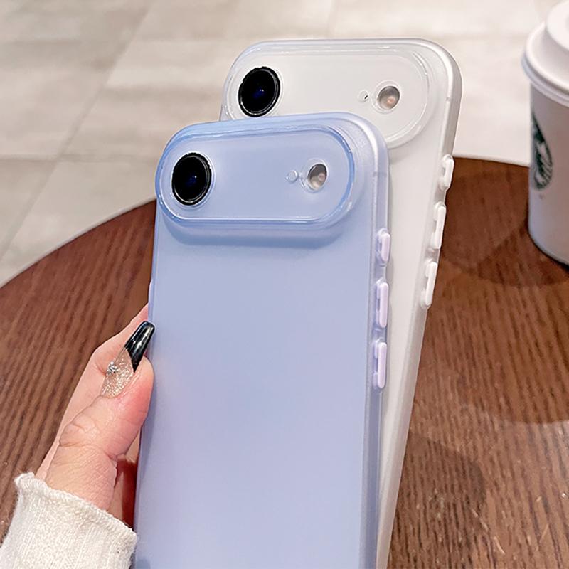 0,45 мм Ультратонкий Матовый Мягкий Силиконовый Чехол Для iPhone Air 17 16 15 14 Pro Max Plus 16E Конфетный Цвет Полупрозрачный Тонкий Прозрачный Корпус