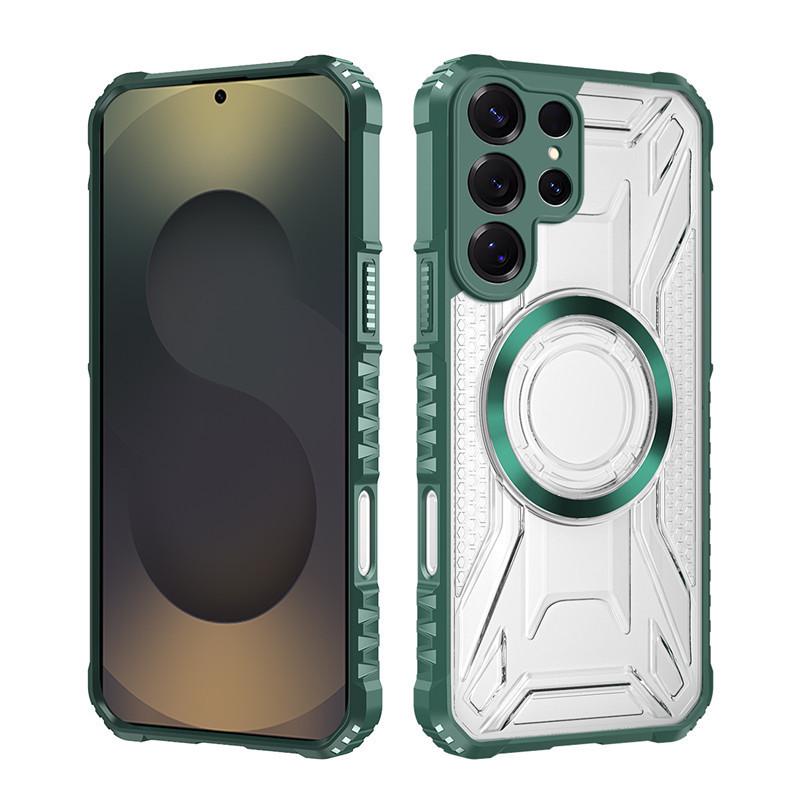 Кросс-платформенный Чехол-магнит Battle Shadow для Samsung S26 Ultra Galaxy A56 A16 - Ударопрочный CD-узор и Защита