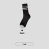 2025 Women's Warm Mid-Calf Wool Socks with Double-Needle Embroidery
