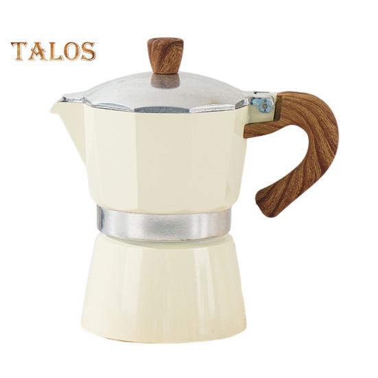 Кофеварка Moka Pot Espresso Maker 150 мл, легкая кофеварка для плиты, простая в использовании итальянская кофеварка для насыщенного эспрессо, латте, капучино