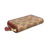 Coach Клатч-кошелек на молнии 11 Classic Monogram из канвы и кожи, унисекс, коричневый C6725-B4NQ4