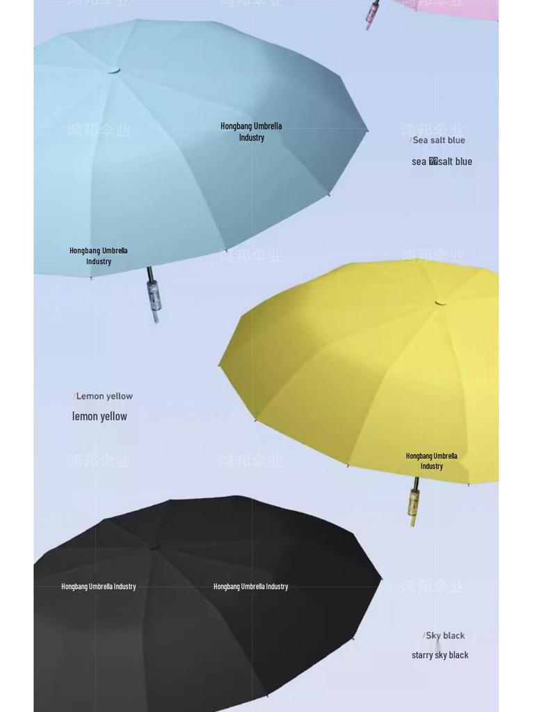 Автоматический солнцезащитный и дождевой зонт с защитой от УФ-лучей и защитой от обратного отскока, ощущение высокого класса