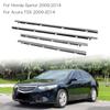 4 шт. Накладка на молдинг окна для Honda Spirior Для Acura TSX 2009-2014 Уплотнитель дверной боковой Стекло резиновый пояс Водонепроницаемый