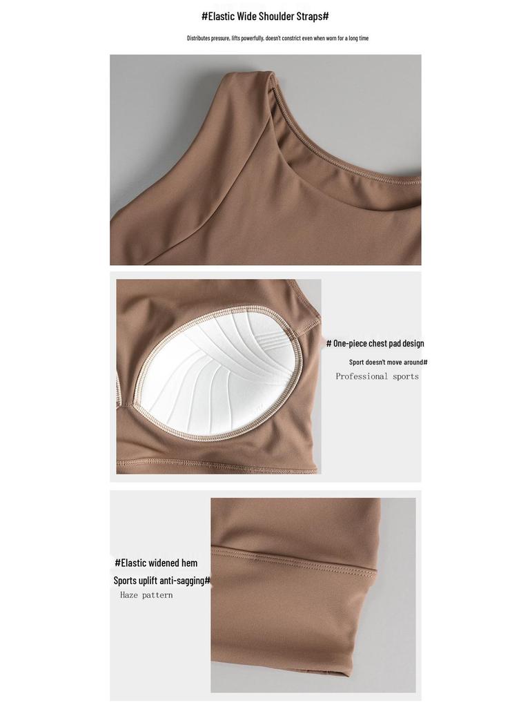 High-Strength Summer Yoga Vest: Breathable, Shockproof, Slim Fit Sports Bra with Beautiful Back Design for Women